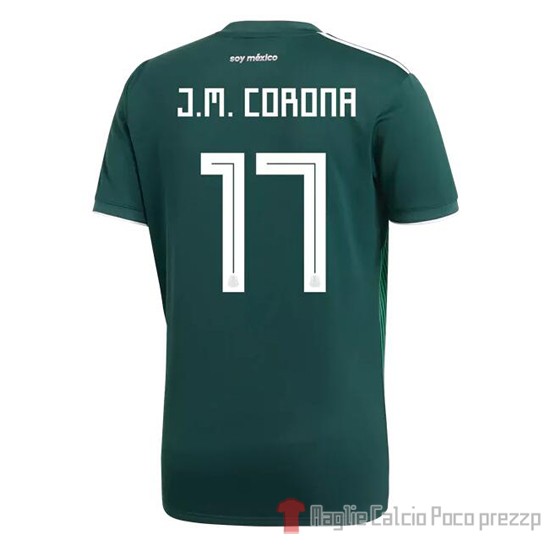 Camiseta Messico Giocatore J.m.corona Primera 2018 - Clicca l'immagine per chiudere